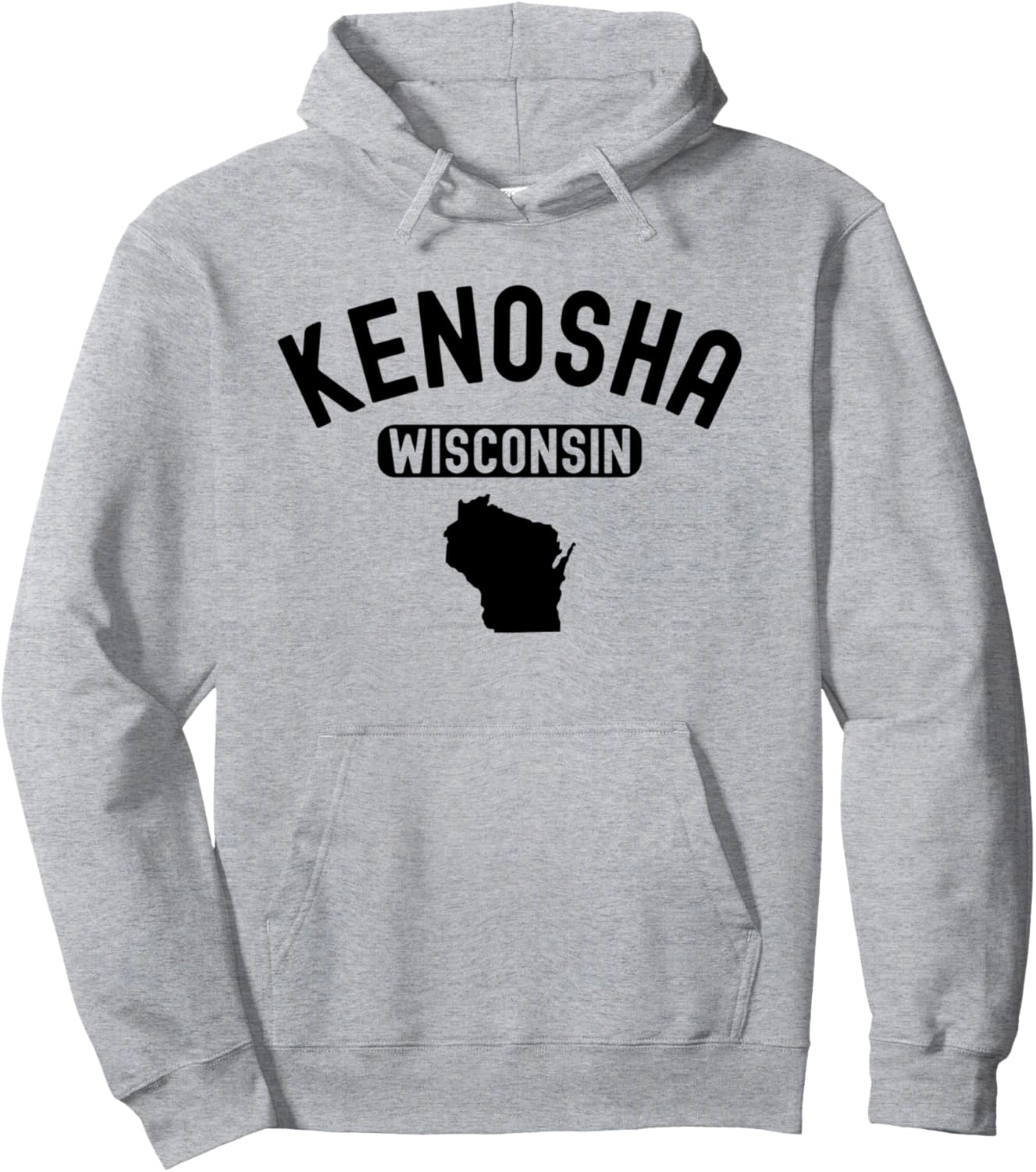 

Мужская и женская толстовка Milwaukee Madison 414 в стиле ретро, Кеноша, Висконсин Wisconsin Apparel Co., серый