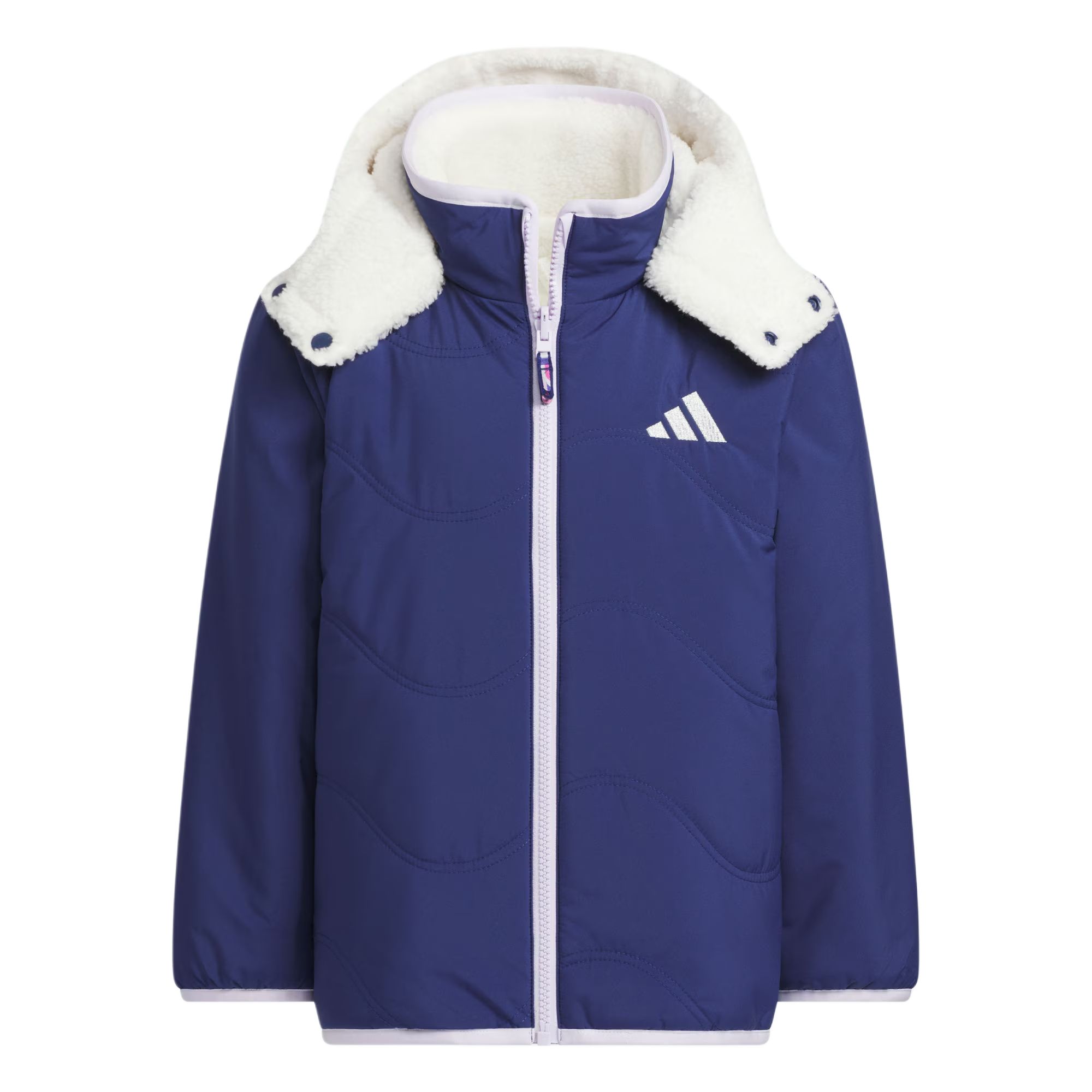 

Детская утепленная куртка Adidas, синий