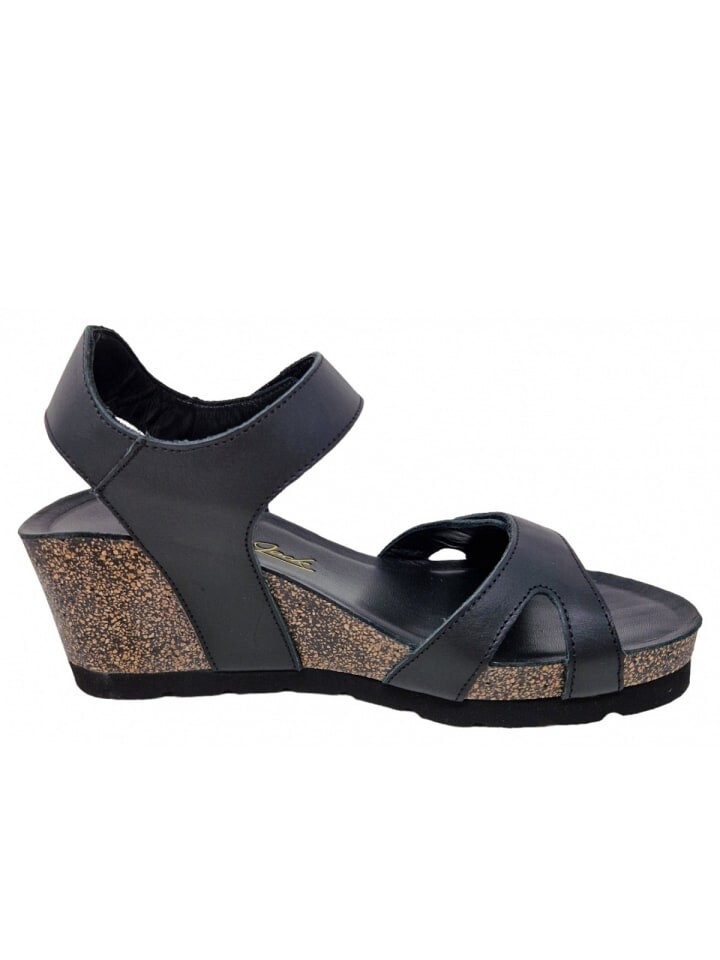 Сандалии на плоской подошве PANAMA JACK Keilsandalette Vila Blossom B1, черный — фото 3