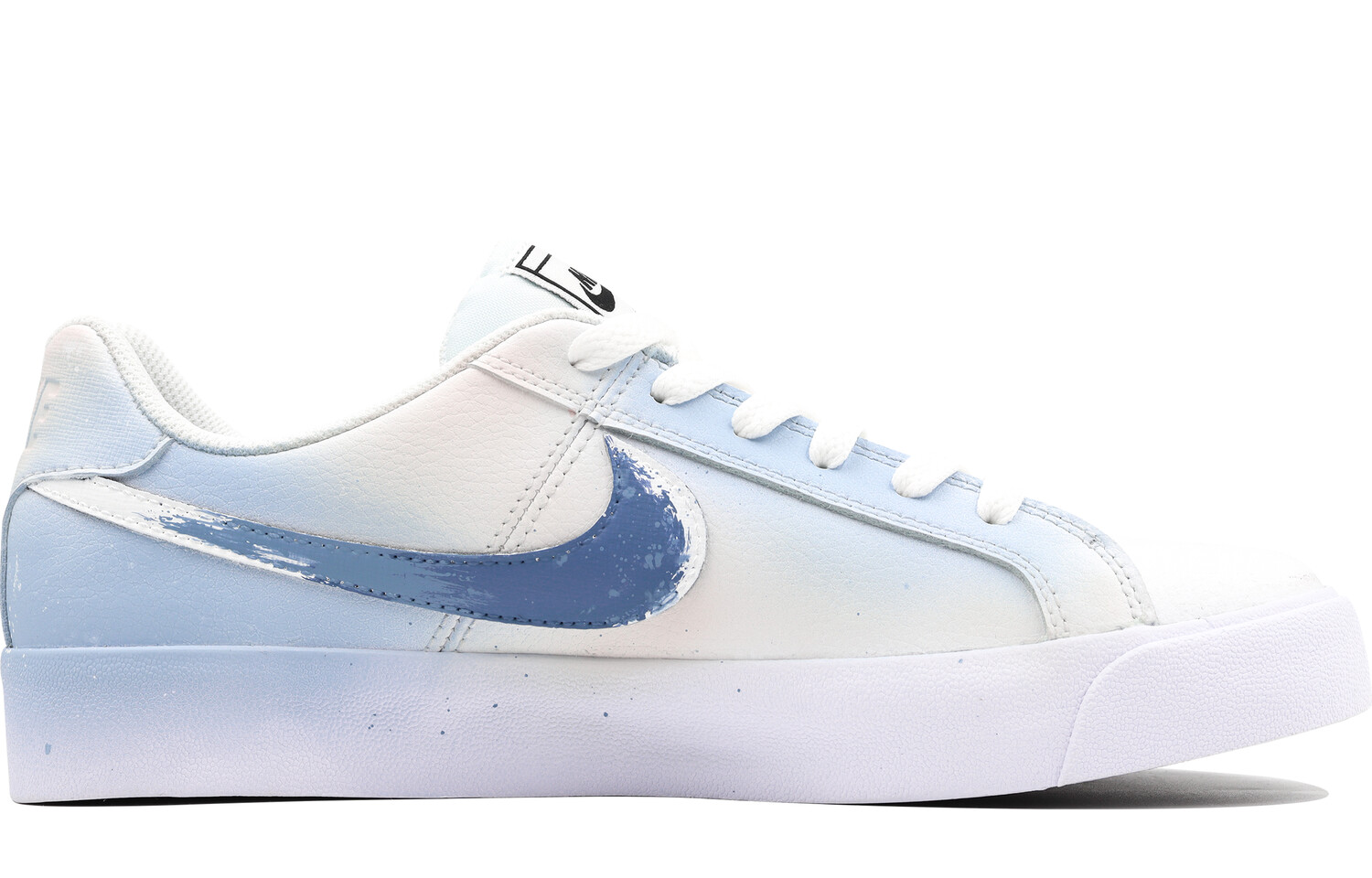 

Кроссовки Nike Court Royale Skateboarding Shoes Unisex Low-top White, синий/серый