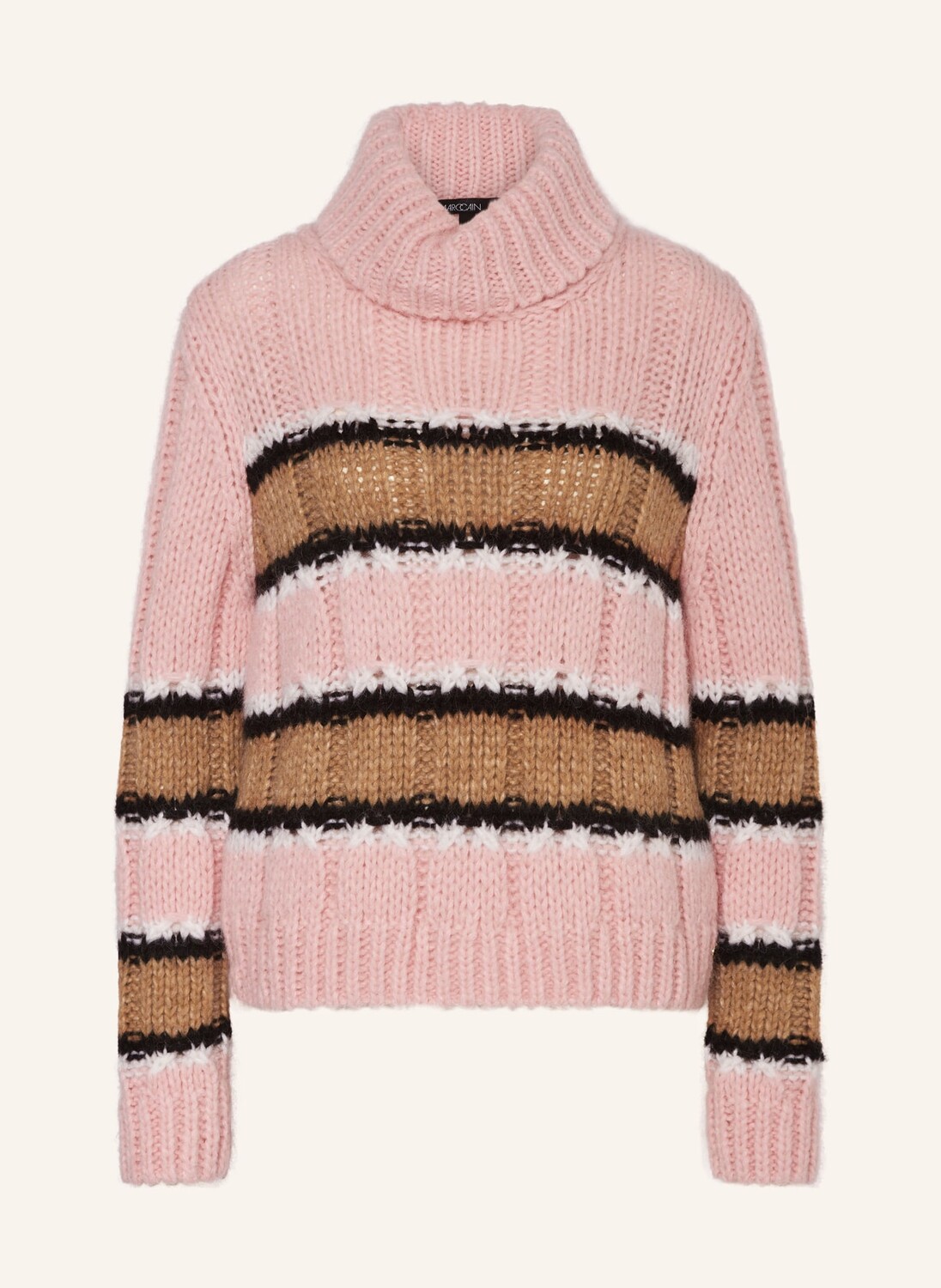 

Свитер-водолазка с альпакой MARC CAIN, цвет 213 warm rose