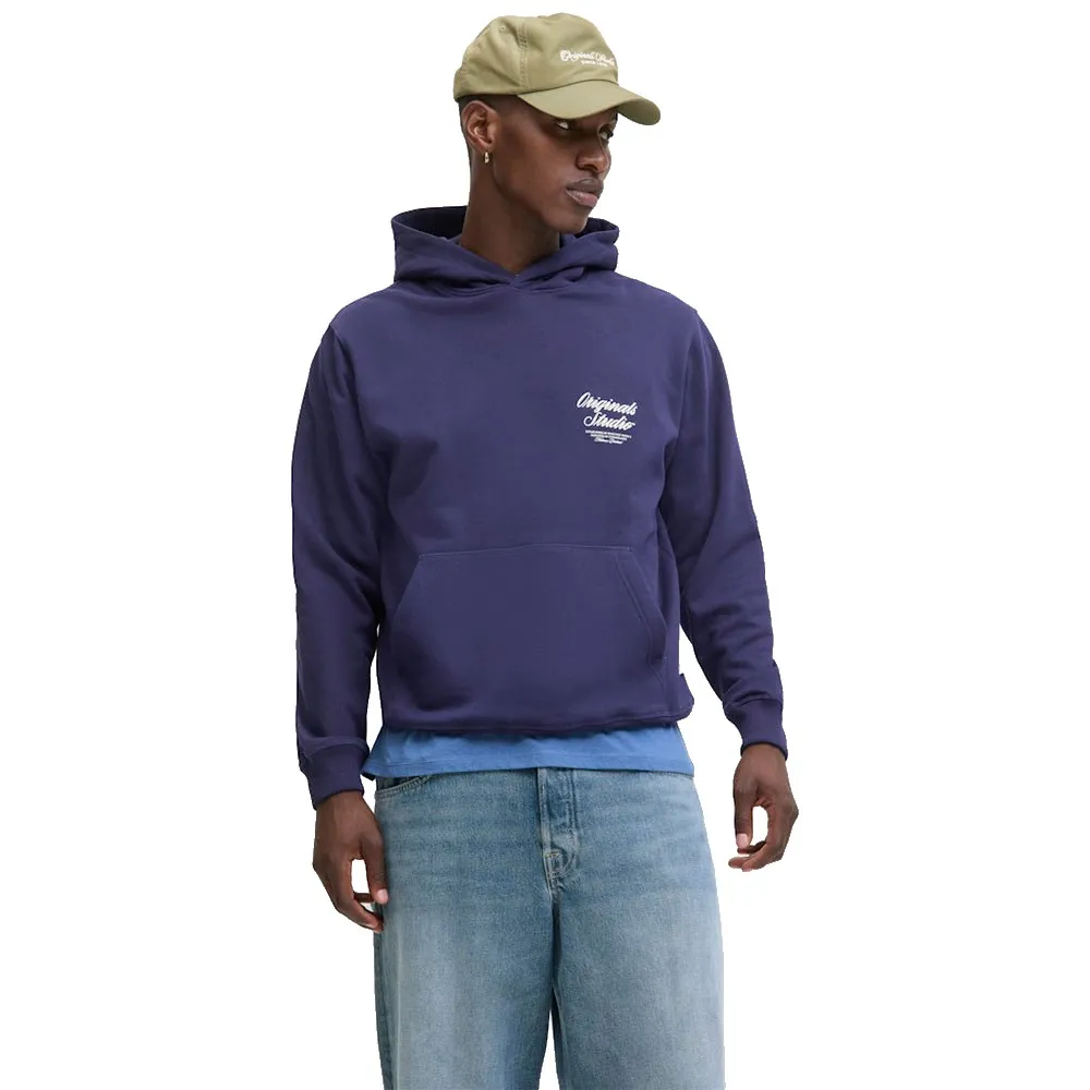 

Худи Jack & Jones Norrebro Typo Back, синий