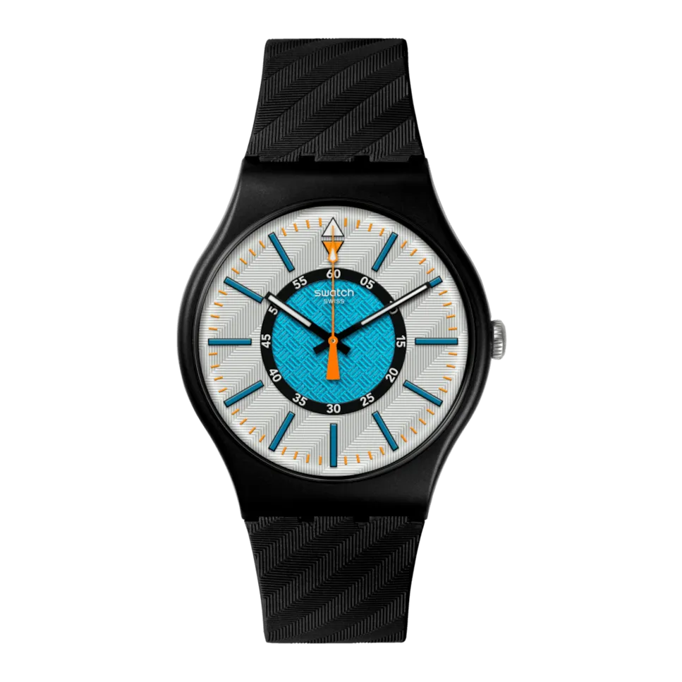 

Часы Good to Gorp серого цвета с черным ремешком Swatch, черный