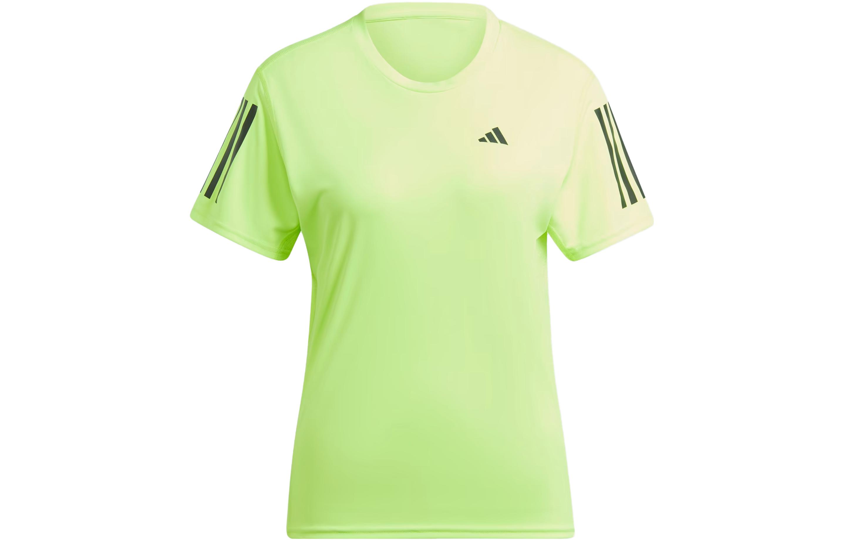 Бесплатная доставка с AdiClub Футболка Club Tennis Climacool 3 Stripes Adidas, Яркий лимон — фото 2
