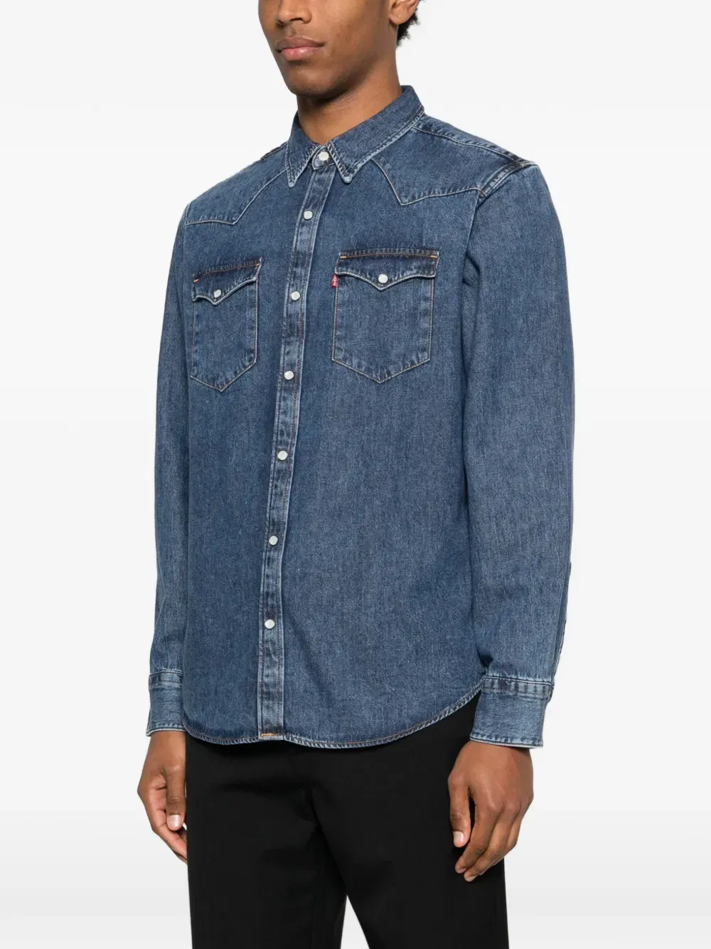 Рубашка в стиле вестерн Barstow Levi'S, синий — фото 3