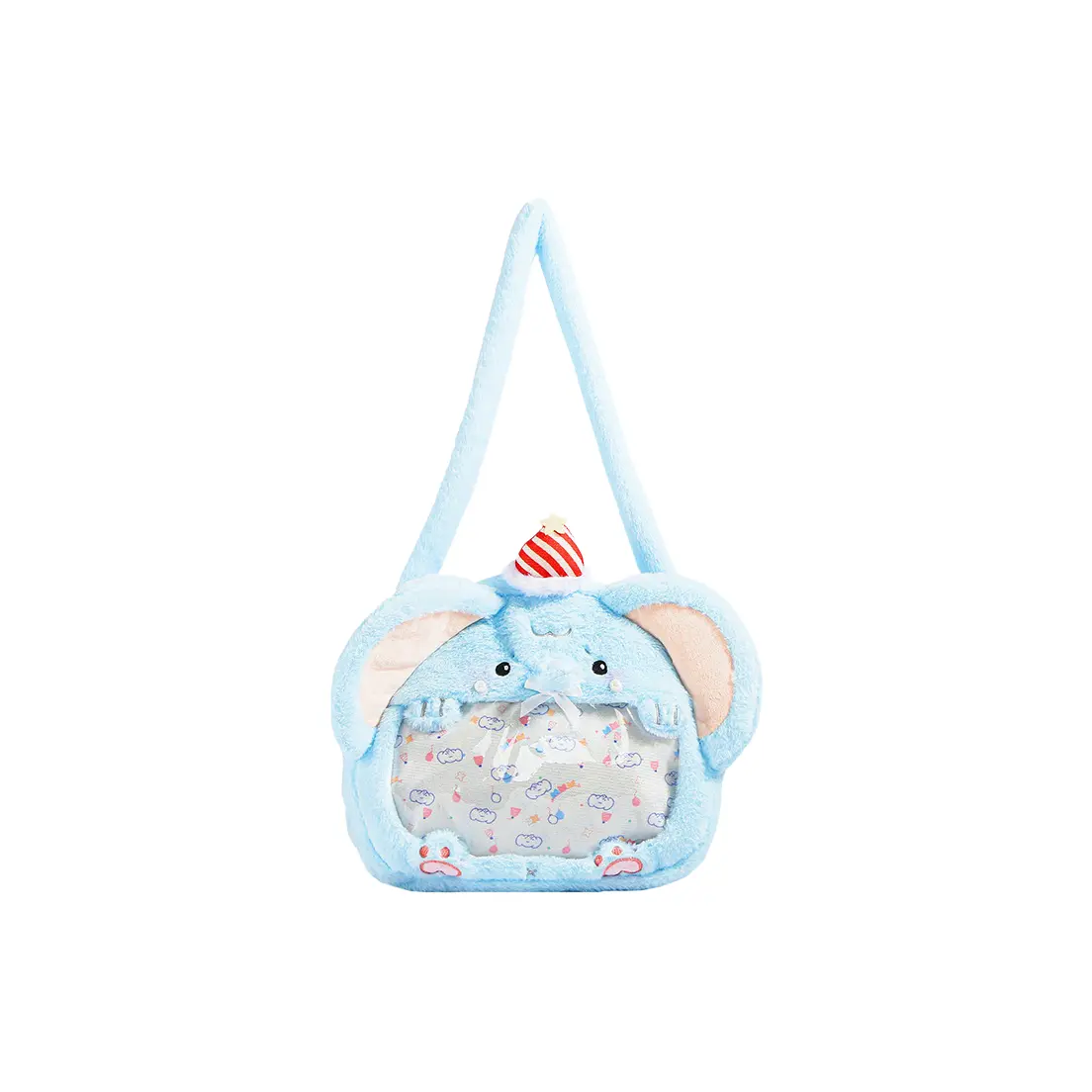 

Прозрачная сумка ITA с милым слоненком Dumbo Pippi beans