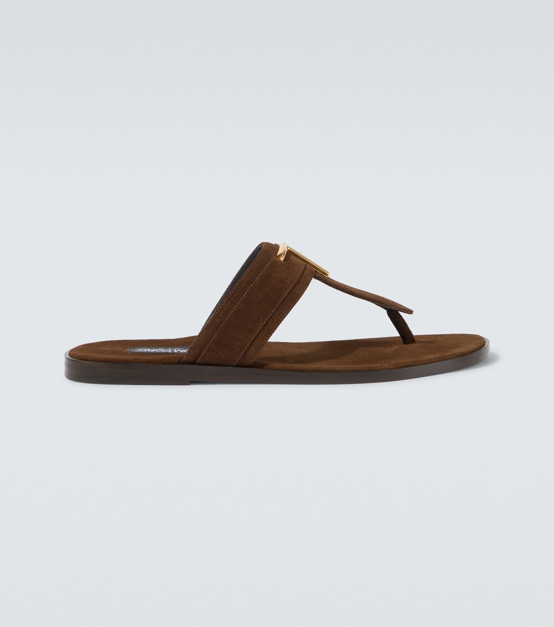 

Сандалии Brighton TF из замши Tom Ford, Cigar