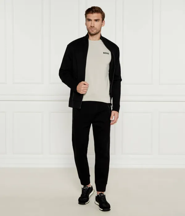 Зеркальные спортивные штаны Hadiko Regular fit Boss Green, черный — фото 2