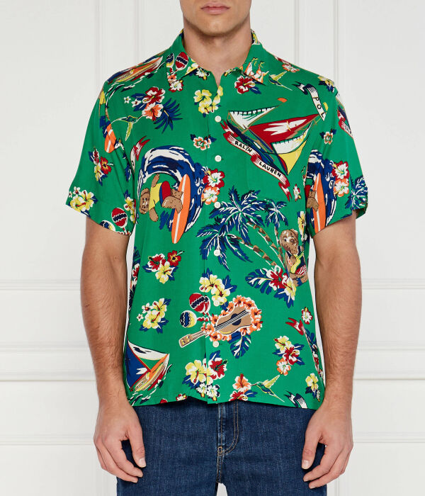 

Рубашка Classic fit Polo Ralph Lauren, зеленый