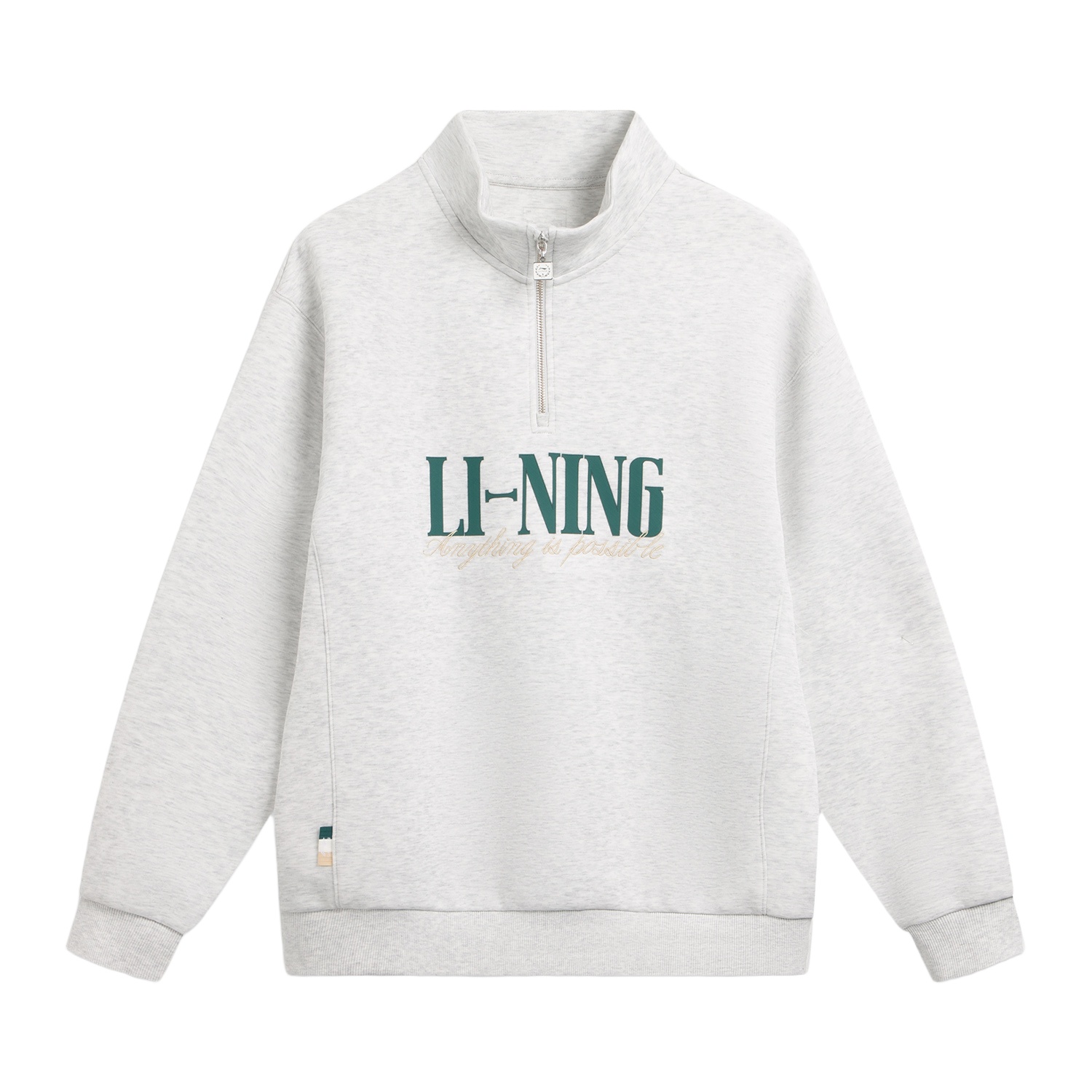 

Толстовка LiNing Sports Life Collection унисекс, heather серый deep antarctic серый