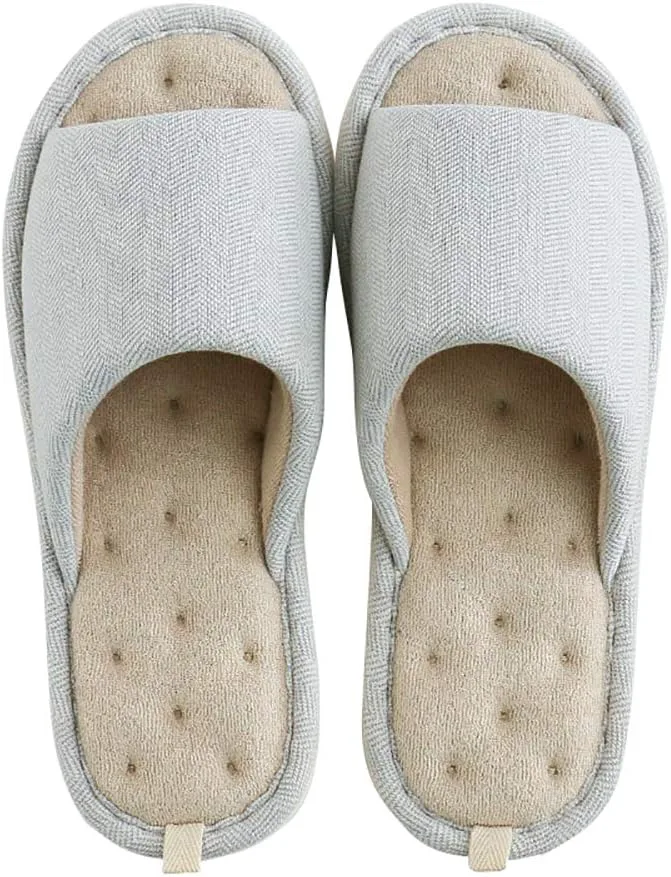 

Домашние женские тапочки MAGILONA, мужские домашние тапочки для спальни, осенние тапочки с мягкой подошвой из пены с эффектом памяти, открытым носком, ленивые мягкие нескользящие домашние шлепанцы