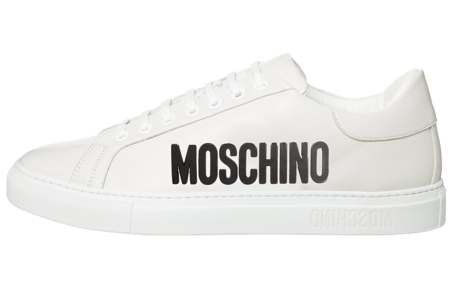 

MOSCHINO Низкие кроссовки для скейтбординга Serena, белые, мужские