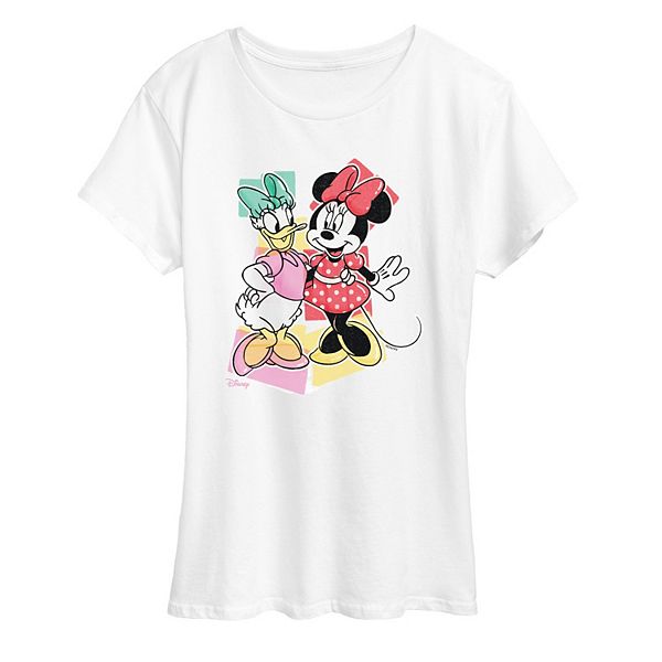 

Женская футболка с принтом Daisy Duck и Minnie Mouse в пастельных тонах Disney, White, Белый, Женская футболка с принтом Daisy Duck и Minnie Mouse в пастельных тонах Disney, White