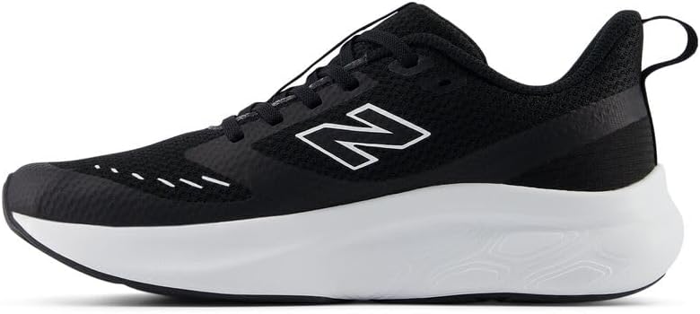 Кроссовки New Balance Kids Fresh Foam 625 V1 на шнуровке, белый/черный — фото 2
