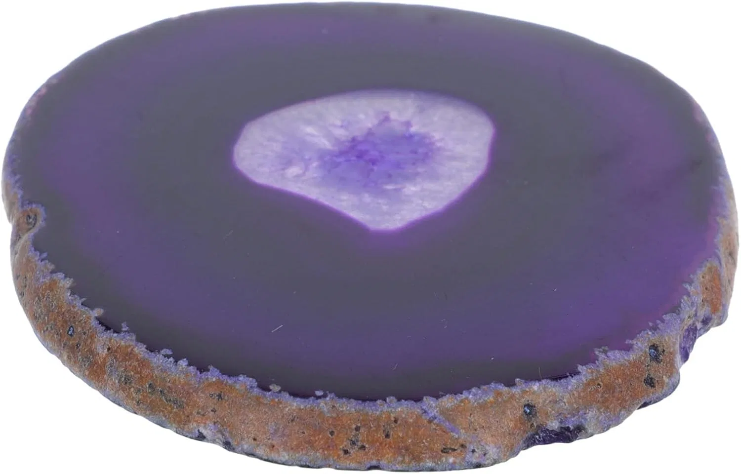 Палитра для смешивания лака Onyx из агата фиолетовая NULYLU