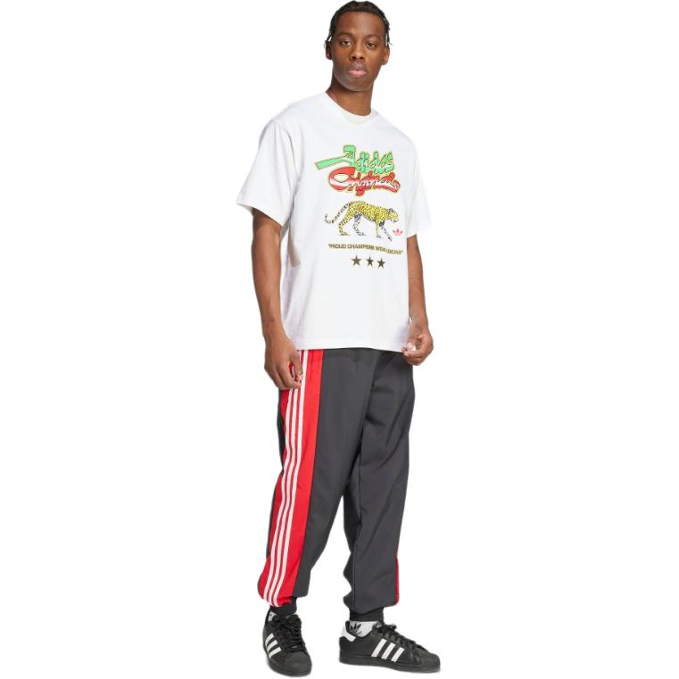 Футболка с принтом champions Adidas Originals, белый — фото 3