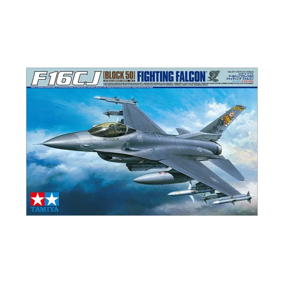 

Lockheed Martin F-16CJ BLK50 Fighting Falcon, Military Aircraft Models - 1/32 Scale
