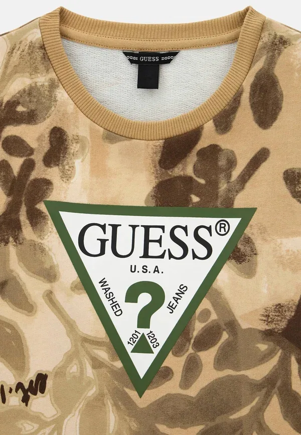 Свитшот Guess Bedruckter logo, разноцветный зеленый — фото 3