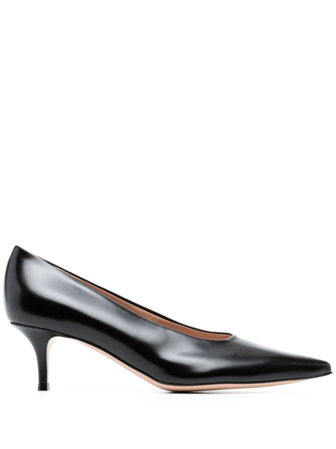 

Gianvito Rossi туфли-лодочки из кожи ROBBIE 55 мм, черный
