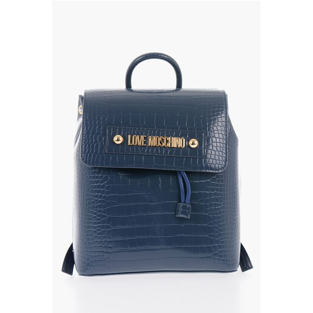 

Синий полиэтиленовый рюкзак Moschino, Blue