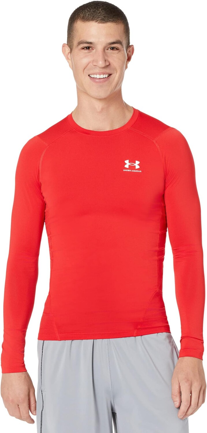 

Компрессионный длинный рукав Heatgear Armor Under Armour, цвет Red/White