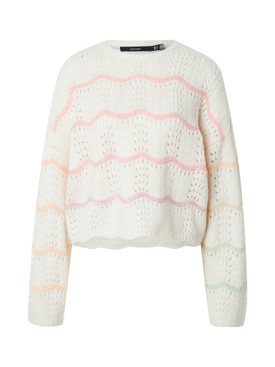 

Тонкий вязаный свитер VERO MODA Sweater VMHATTY, светло-бежевый