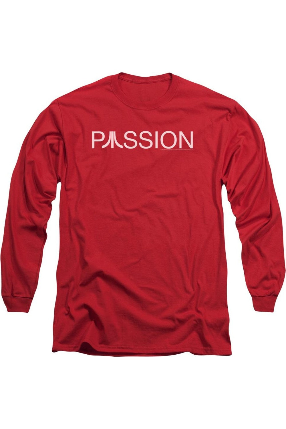 

Футболка Atari Passion с длинным рукавом для взрослых Gildan, красный