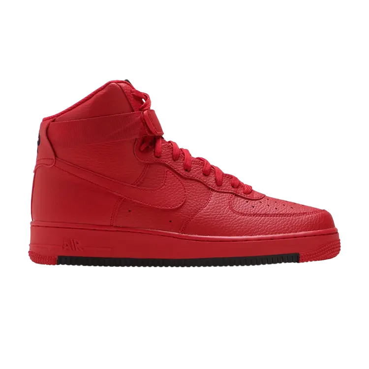 

Кроссовки Nike Air Force 1 High 'University Red Black', красный