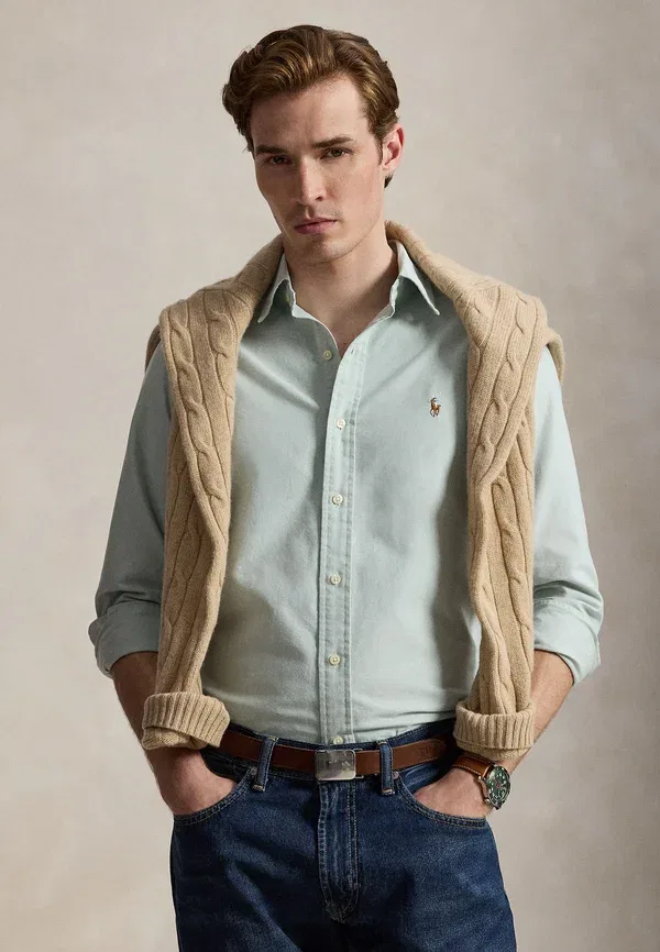 Рубашка оксфорд Polo Ralph Lauren, выцветшая мята