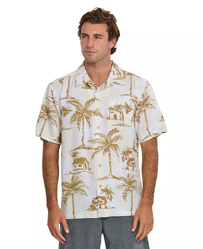 

Quiksilver Мужская рубашка Off The Grid Woven Quiksilver Waterman, белый