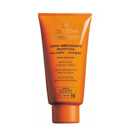 

Körpersonnenschutz Creme Tanning Защитный крем для лица и тела SPF 15 150 мл Collistar
