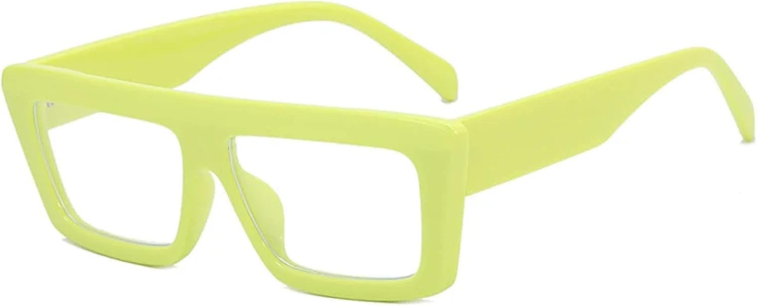 

Женские солнцезащитные очки в толстой оправе, ретро-солнцезащитные очки, винтажные маленькие мужские солнцезащитные очки, роскошные очки с защитой от УФ-излучения UV400 TKKTLLT, Green Clear