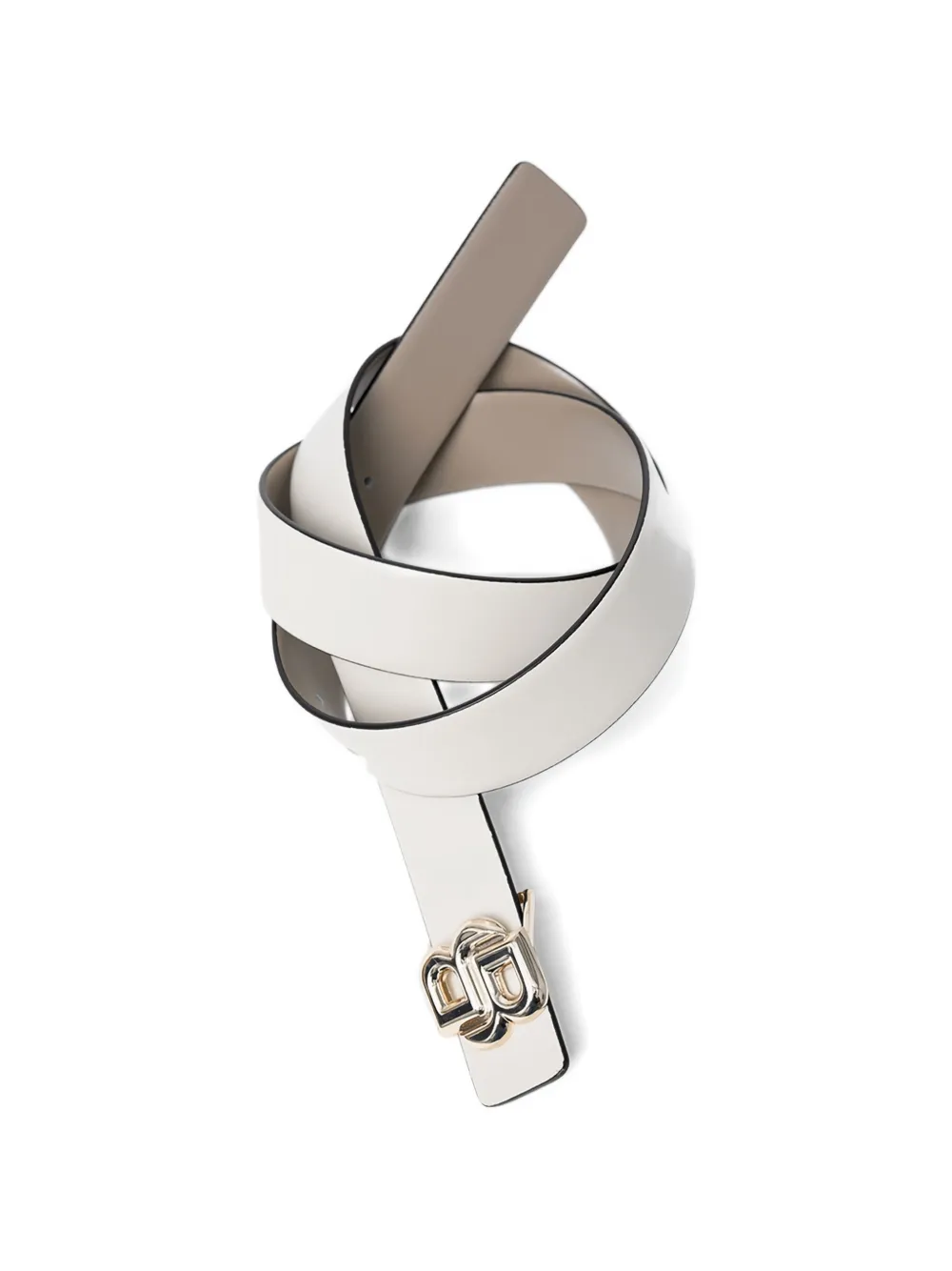 

Ремень с пряжкой-логотипом Boss, белый