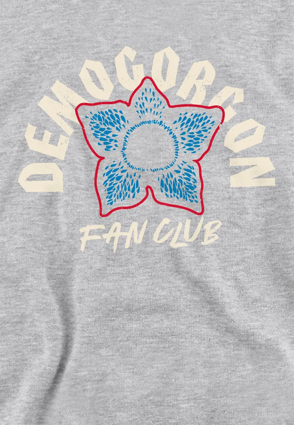 Детская худи Stranger Things Demogorgon Fan Club, серый — фото 2