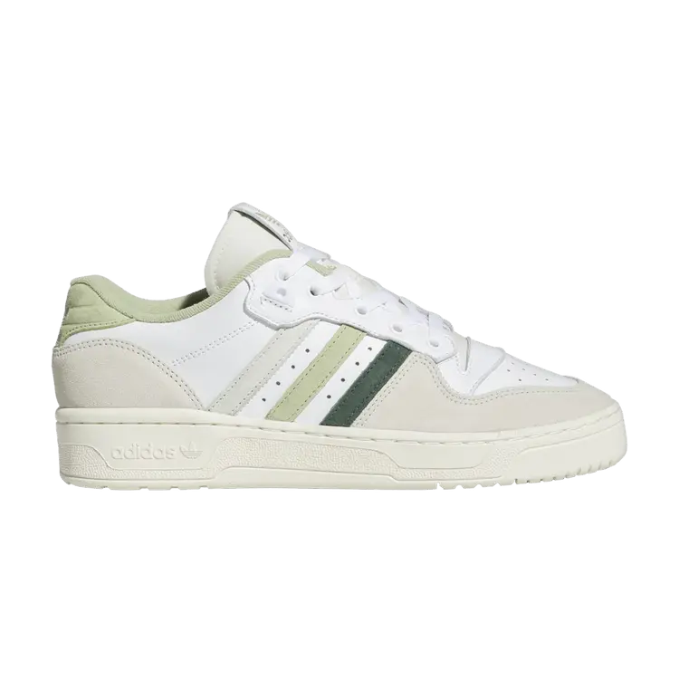 

Кроссовки adidas Rivalry Low 'White Magic Lime', белый