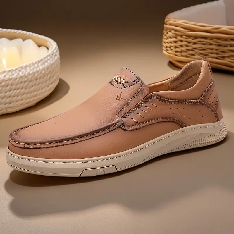 ZAMST Мужские повседневные туфли мужские низкие топы коричневые, цвет Brown — фото 3