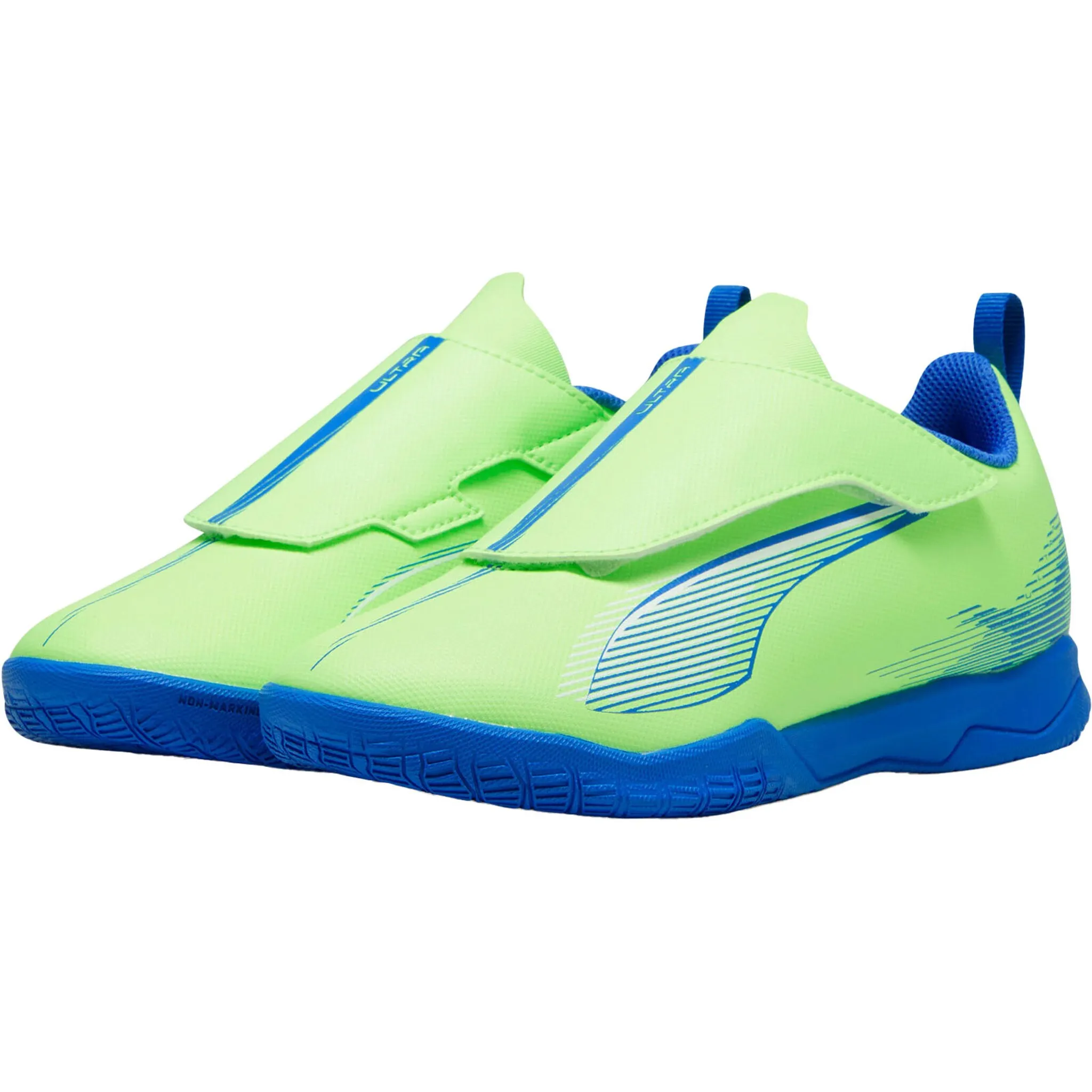 

Кроссовки PUMA для дома «ULTRA 5 PLAY V IT JR», цвет Fizzy Apple-PUMA White-Bluemazing