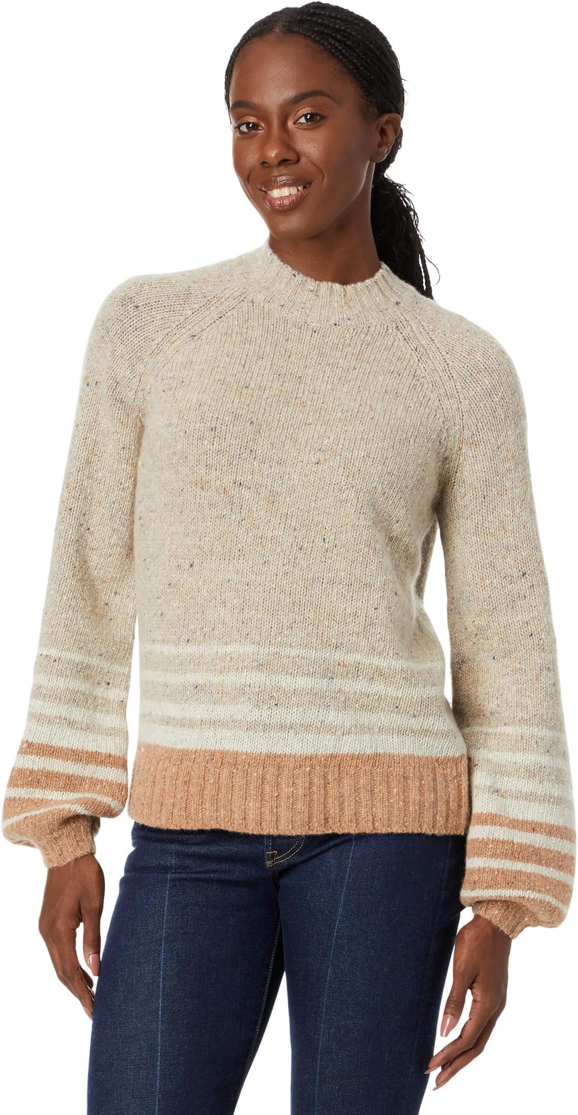 

Свитер Smartwool Cozy Lodge Ombre Sweater, цвет Oat Heather