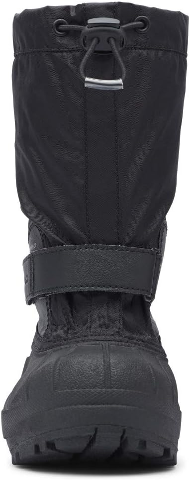 Columbia unisex-child Powderbug FortySnow ботинки, Black/Orange Blast — фото 3