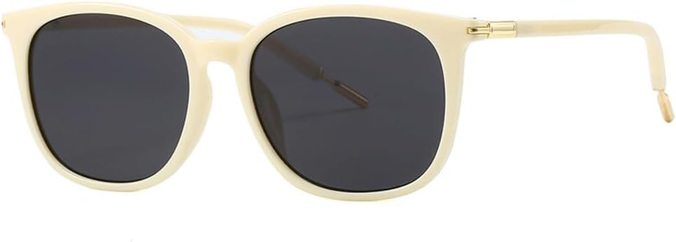 

Модные солнцезащитные очки-гелевые очка для женщин, ретро-градиентные очки с защитой от УФ-излучения UV400, трендовые солнцезащитные очки для мужчин HVTVTLA, Beige Gray