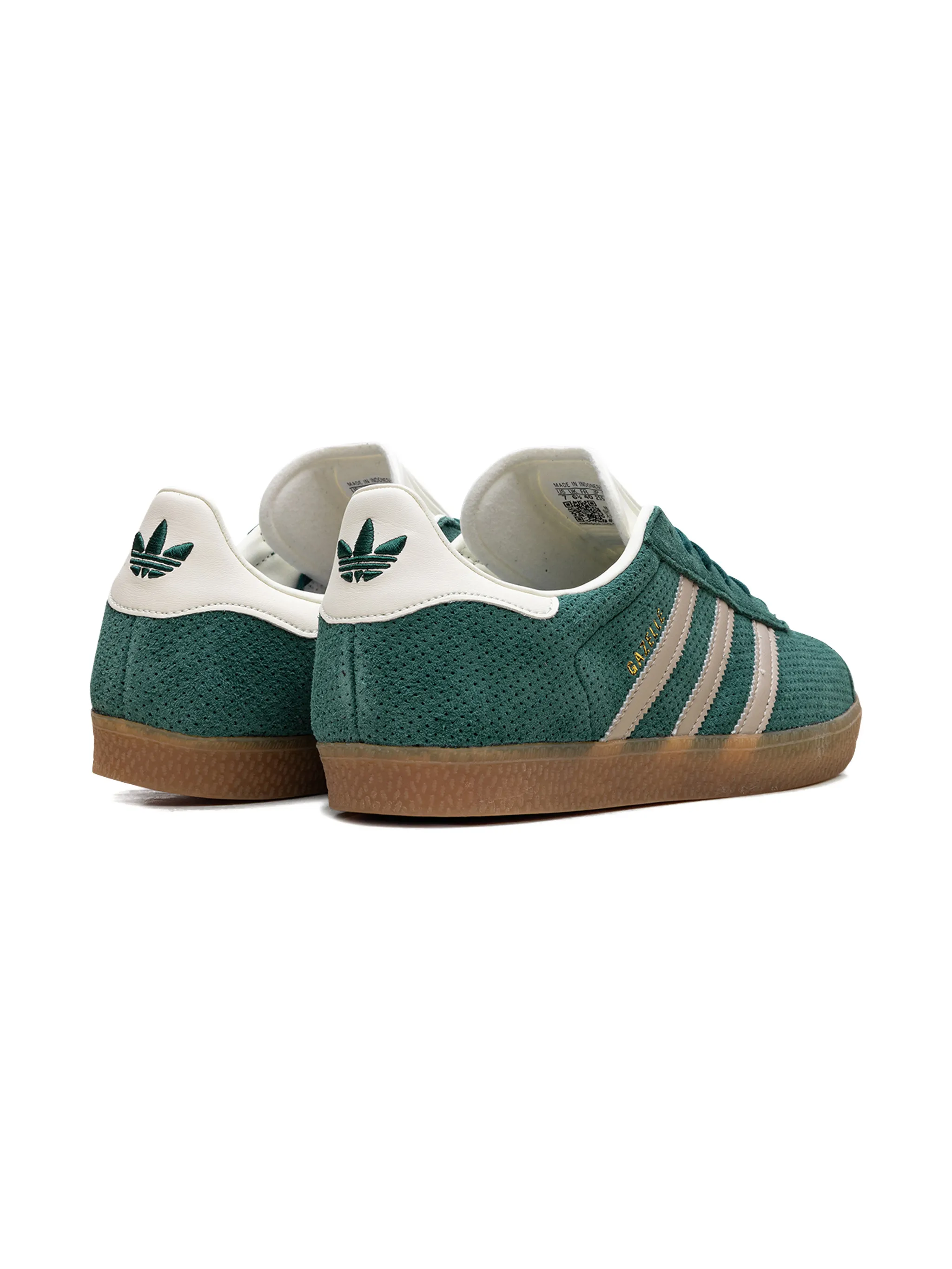 Кроссовки в полоску "Газель" Adidas Kids, зеленый — фото 3