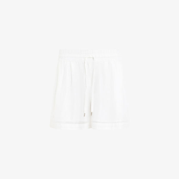 

Шорты Allsaints Tysh с эластичным поясом, белый