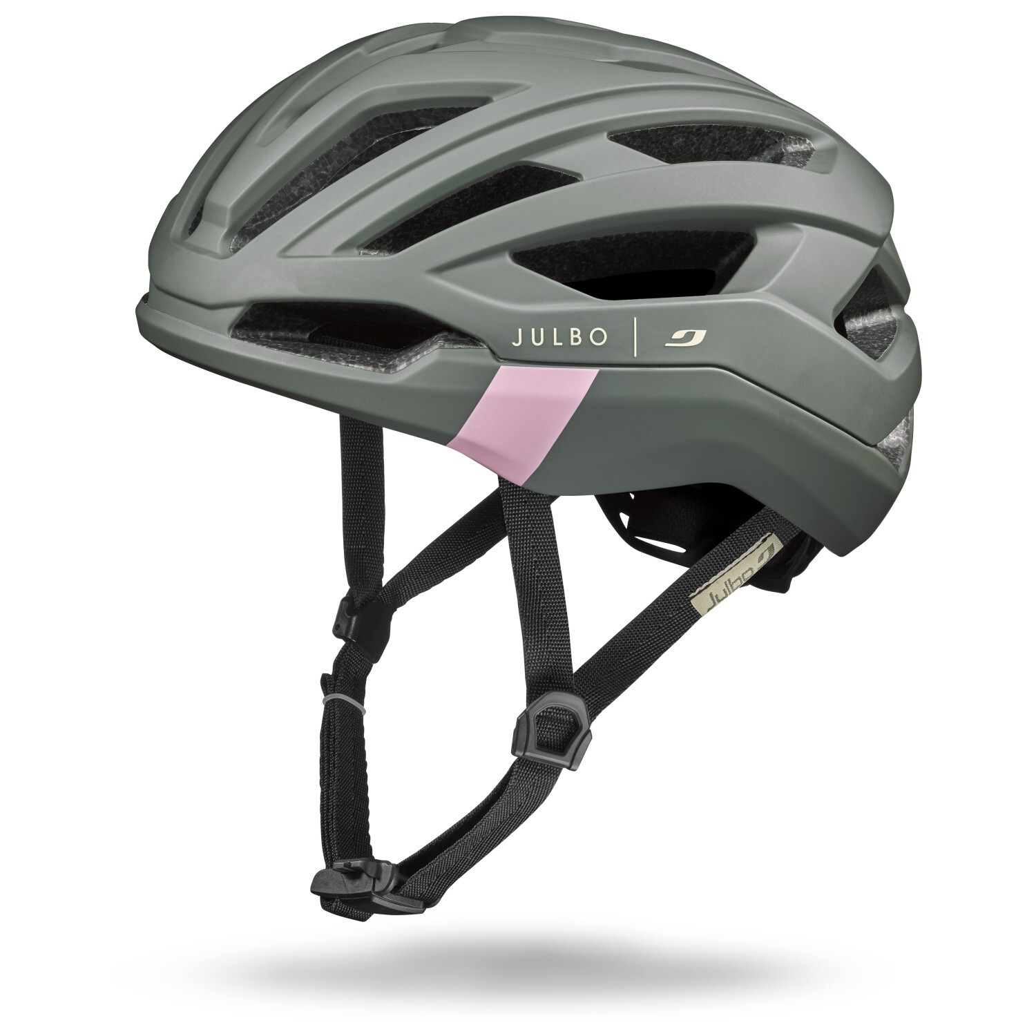 

Велосипедный шлем Julbo Fast Lane, цвет Green Army/Rose