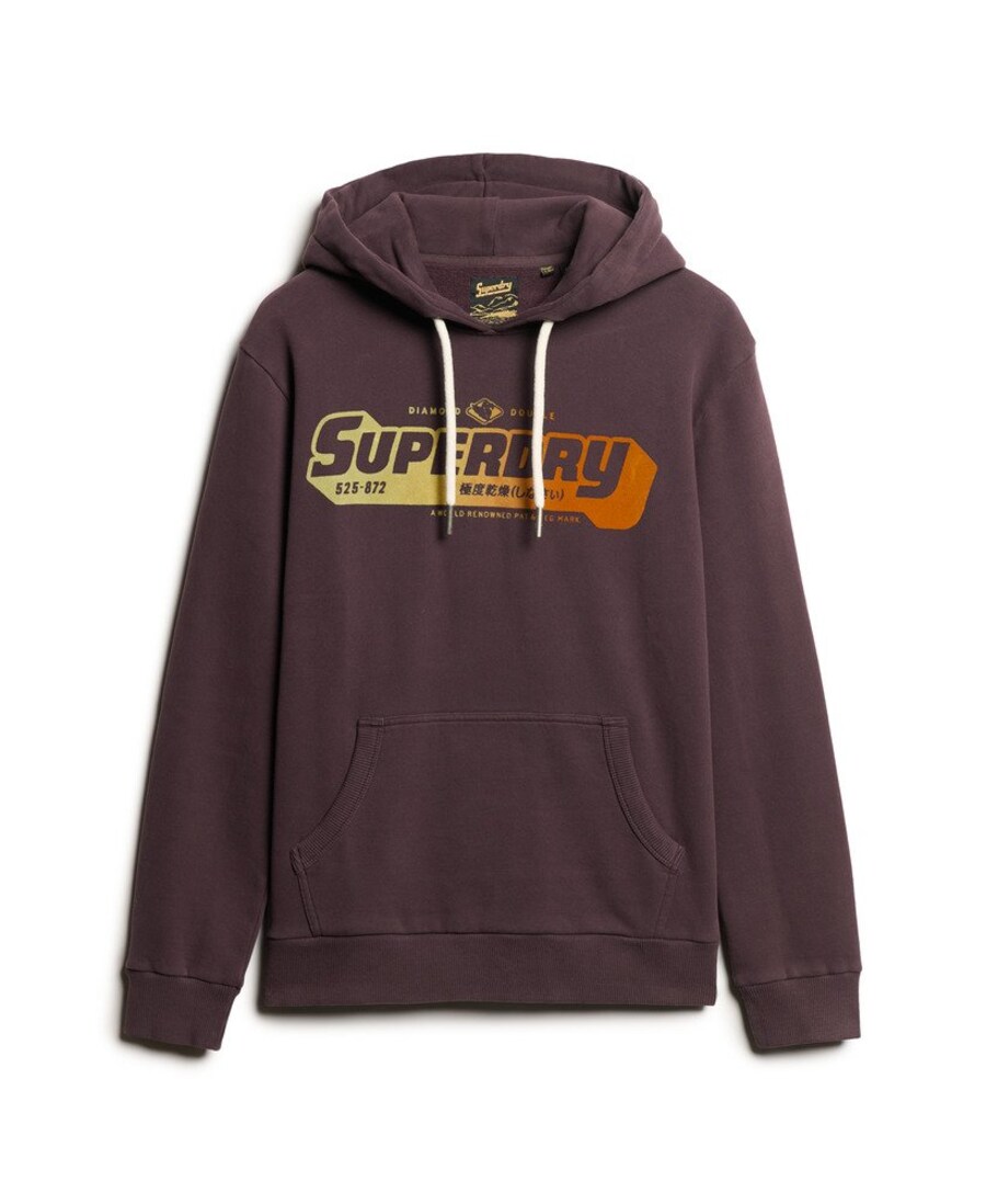 

Толстовка с капюшоном Superdry Sweatshirt, цвет aubergine