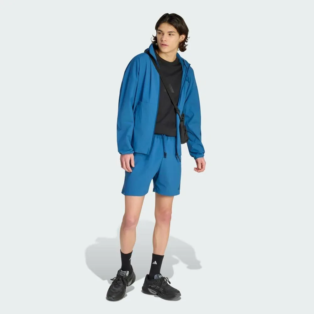Шорты ADIDAS ZNE из тканого материала Adidas, blue — фото 3
