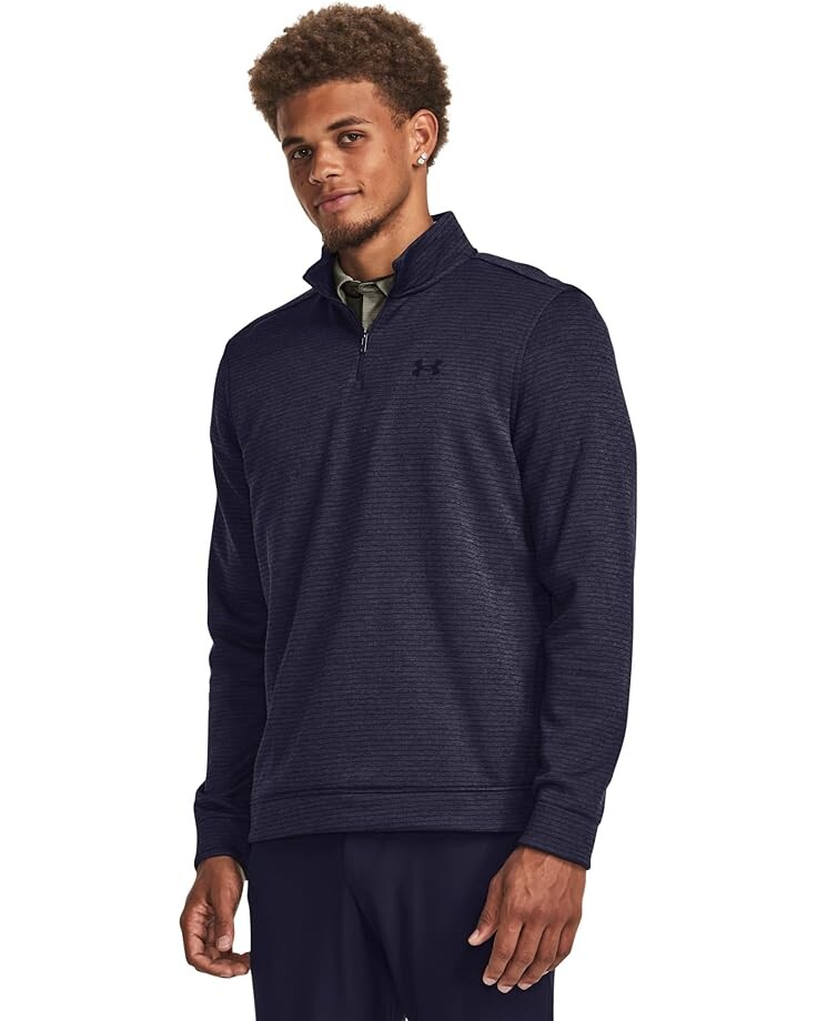 

Толстовка Under Armour Golf Storm Sweater Fleece 1/4 Zip, цвет Midnight Navy/Midnight Navy