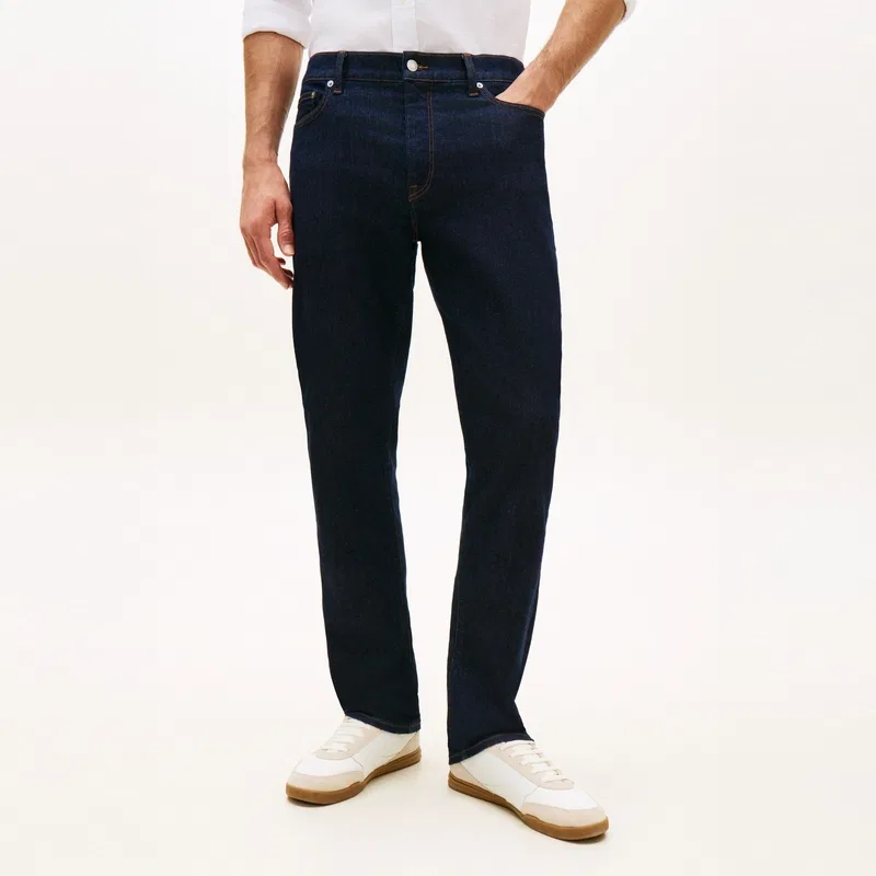 Джинсы мужские Denim Blue 1BK Moderate Straight Fit Tommy Hilfiger — фото 4