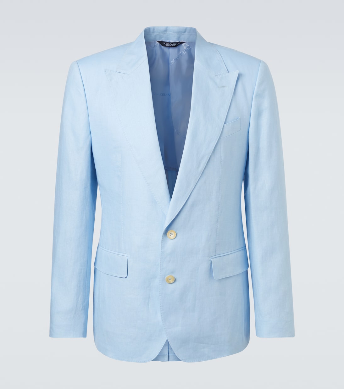 

Льняной блейзер Sicilia Dolce&Gabbana, Azzurro