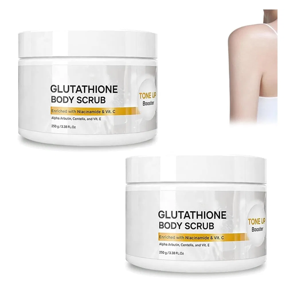 Скраб для тела Skinflair Glutathione с шиповником и морской солью 2 шт. Generisch, Pack Of 2