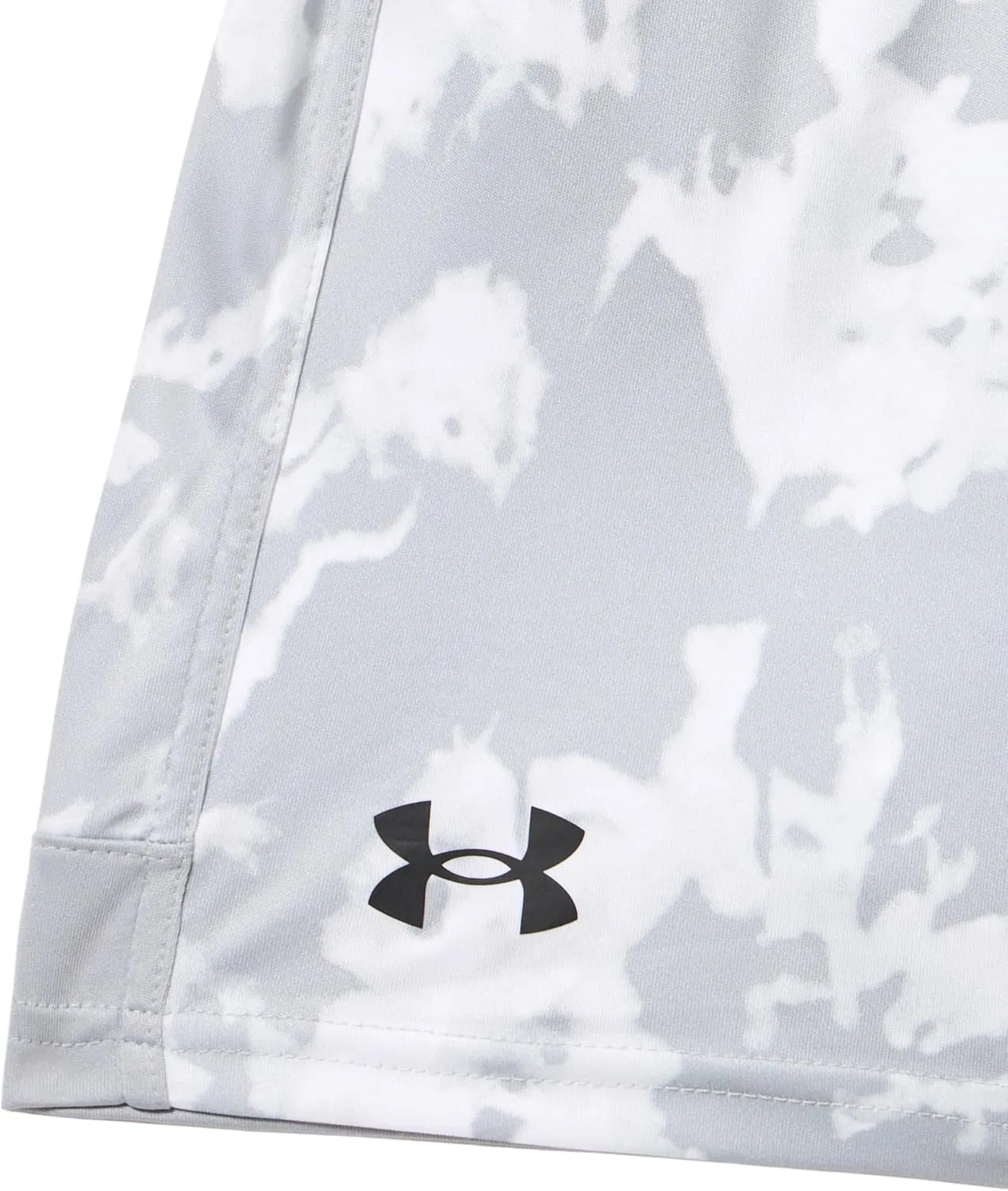 Детские шорты Under Armour Velocity с принтом, (019) Mod Gray//Black — фото 2